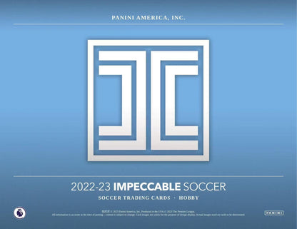 2022 - 23 Panini Impeccable Premier League EPL Soccer Hobby Box - Columbia Hobby - Sports Card Boxes - Toploaders - Card Savers