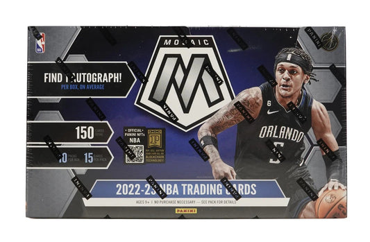 2022 - 23 Panini Mosaic Basketball Hobby Box - Columbia Hobby - Sports Card Boxes - Toploaders - Card Savers