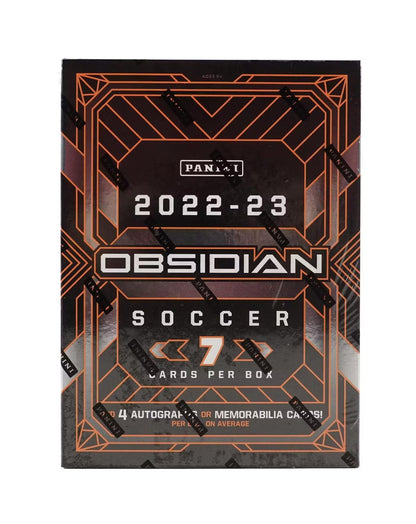 2022 - 23 Panini Obsidian Soccer Hobby Box - Columbia Hobby - Sports Card Boxes - Toploaders - Card Savers