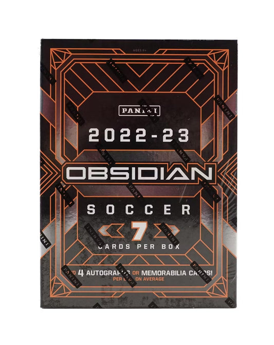 2022 - 23 Panini Obsidian Soccer Hobby Box - Columbia Hobby - Sports Card Boxes - Toploaders - Card Savers