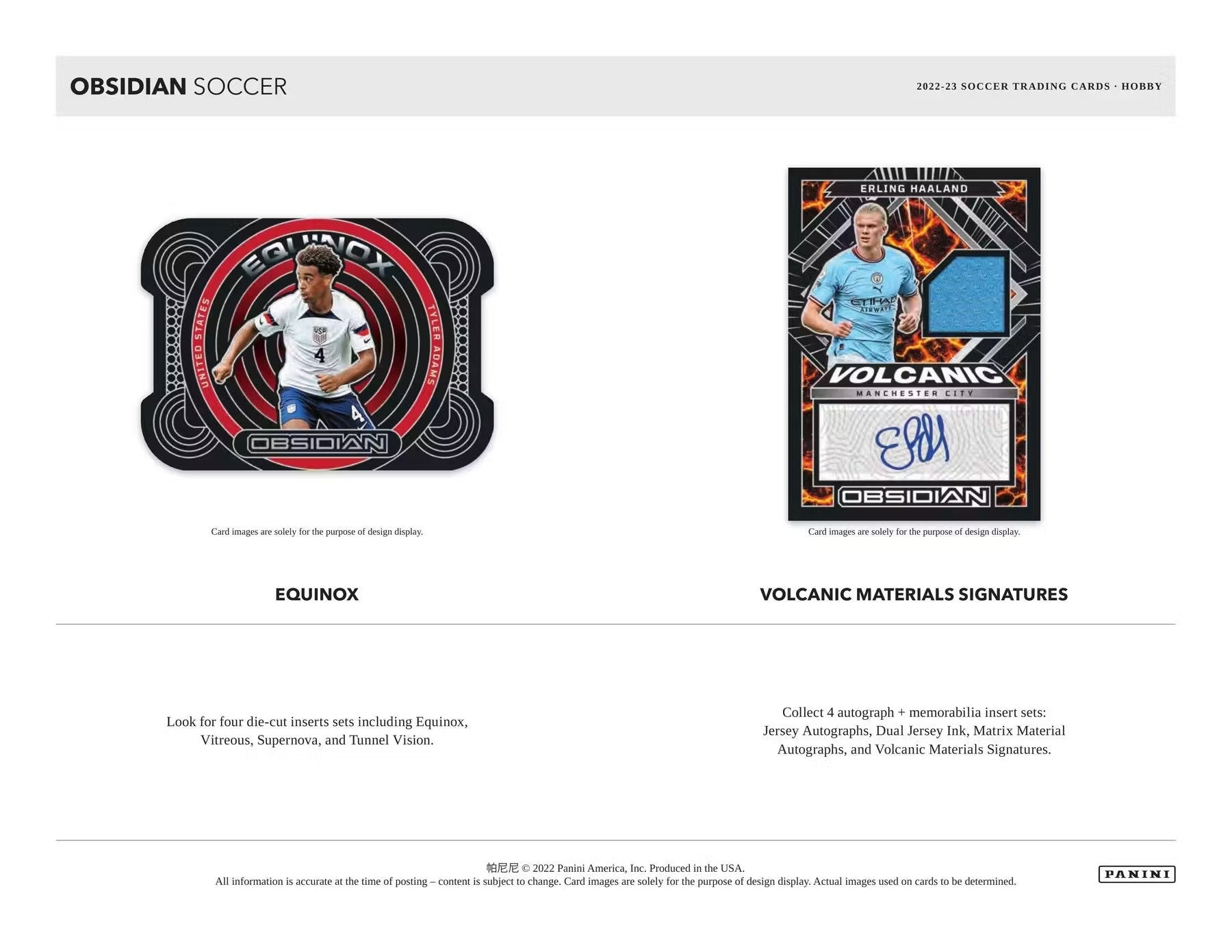 2022 - 23 Panini Obsidian Soccer Hobby Box - Columbia Hobby - Sports Card Boxes - Toploaders - Card Savers