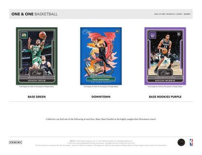 2022 - 23 Panini One and One Basketball Hobby Box - Columbia Hobby - Sports Card Boxes - Toploaders - Card Savers