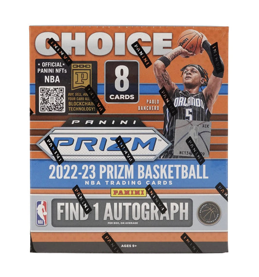 2022 - 23 Panini Prizm Basketball Choice Box - Columbia Hobby - Sports Card Boxes - Toploaders - Card Savers