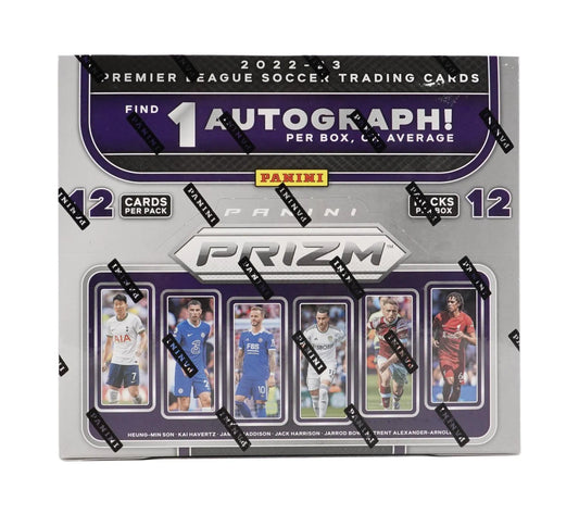 2022 - 23 Panini Prizm EPL Soccer Hobby - Columbia Hobby - Sports Card Boxes - Toploaders - Card Savers