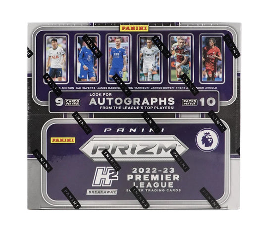 2022 - 23 Panini Prizm Premier League EPL Soccer Breakaway Box - Columbia Hobby - Sports Card Boxes - Toploaders - Card Savers