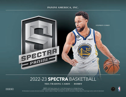 2022 - 23 Panini Spectra Basketball Hobby Box - Columbia Hobby - Sports Card Boxes - Toploaders - Card Savers