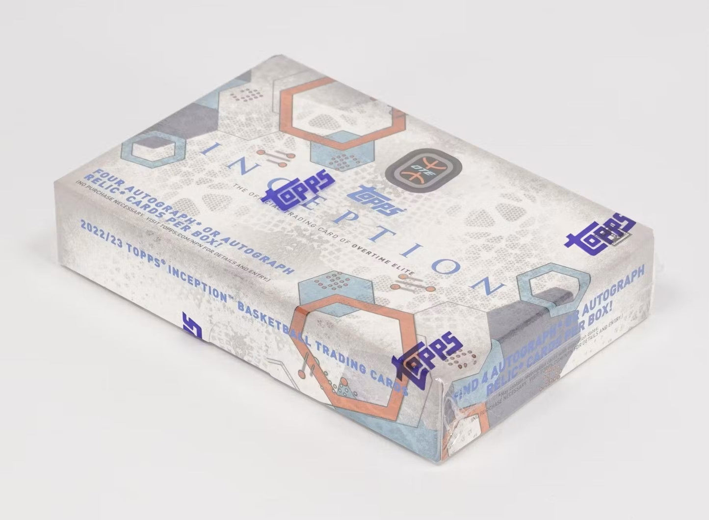 2022 - 23 Topps Inception Overtime Elite Basketball Hobby Box - Columbia Hobby - Sports Card Boxes - Toploaders - Card Savers