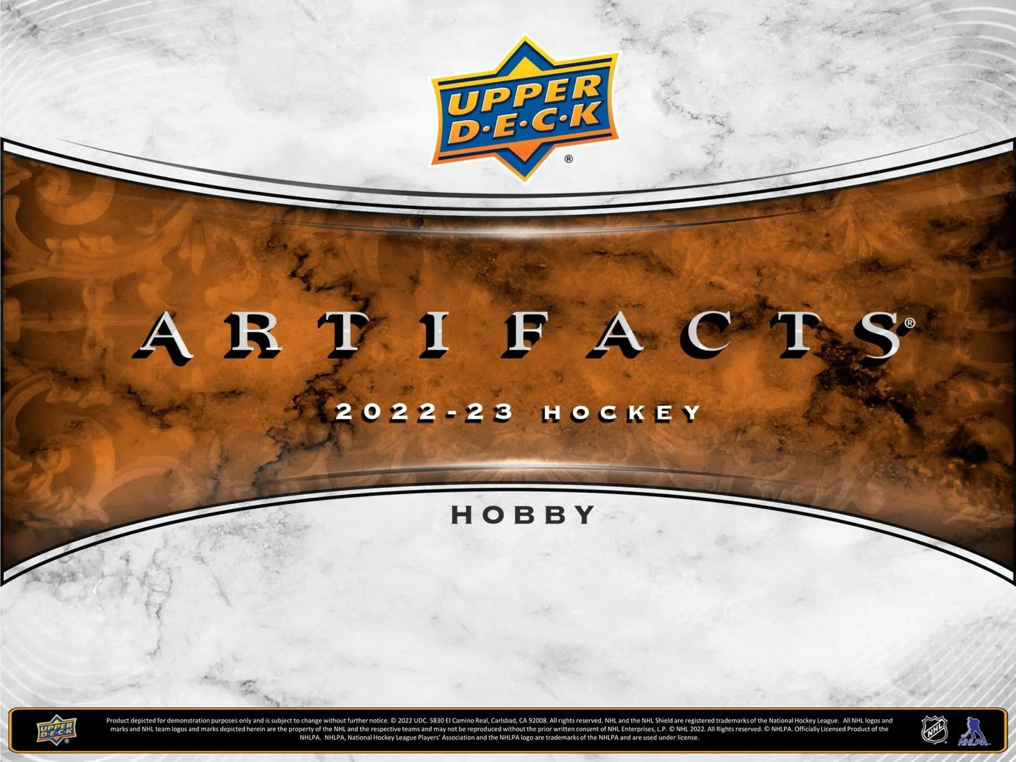 2022 - 23 Upper Deck Artifacts Hockey Hobby Box - Columbia Hobby - Sports Card Boxes - Toploaders - Card Savers