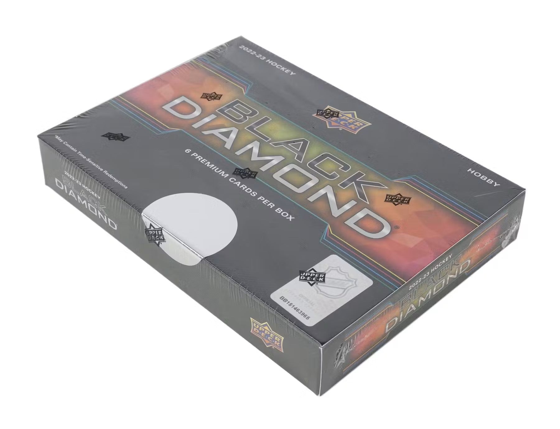 2022 - 23 Upper Deck Black Diamond Hockey Hobby Box - Columbia Hobby - Sports Card Boxes - Toploaders - Card Savers