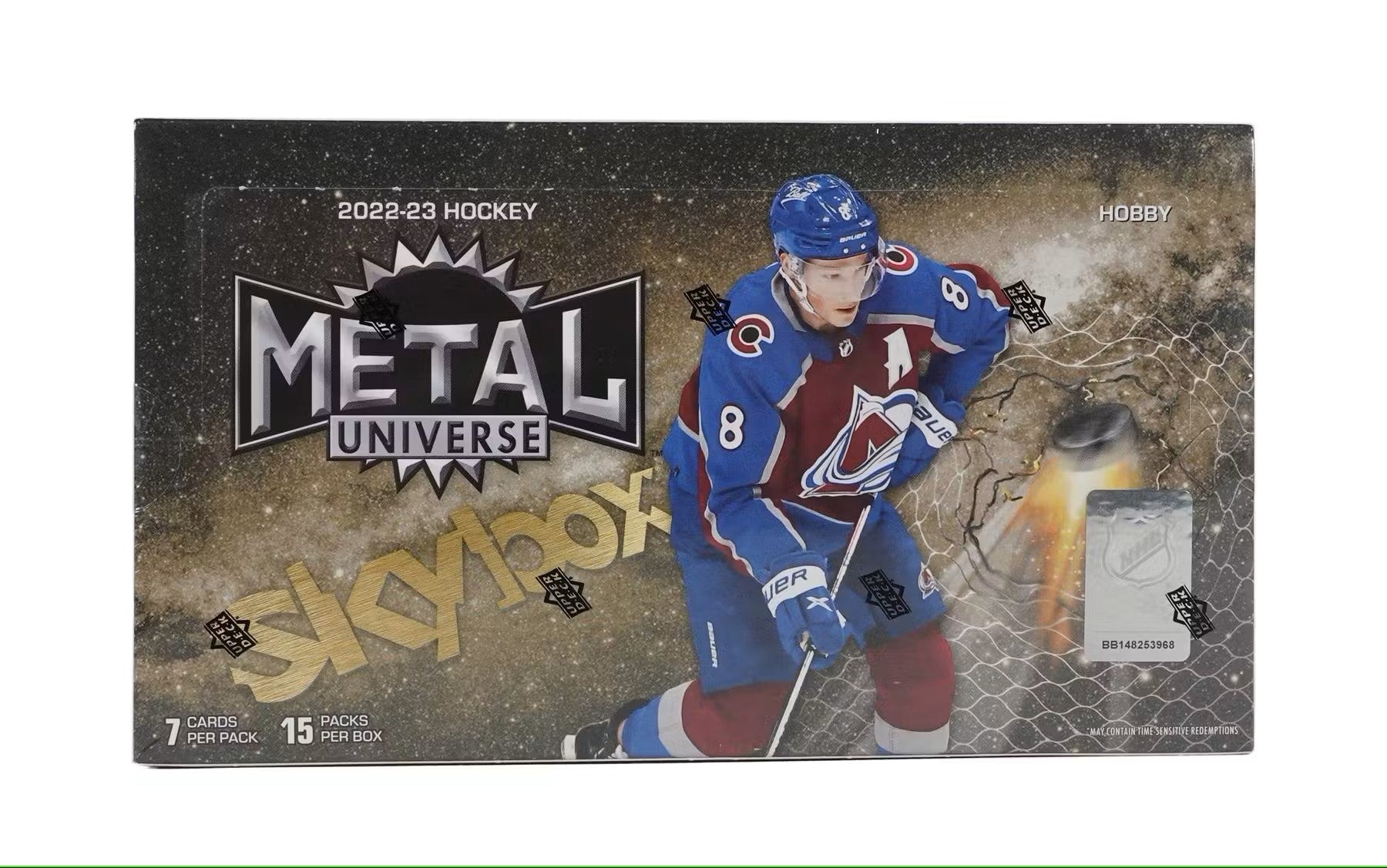 2022 - 23 Upper Deck Skybox Metal Universe Hockey Hobby Box - Columbia Hobby - Sports Card Boxes - Toploaders - Card Savers