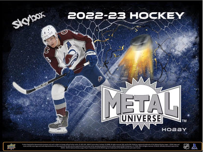 2022 - 23 Upper Deck Skybox Metal Universe Hockey Hobby Box - Columbia Hobby - Sports Card Boxes - Toploaders - Card Savers
