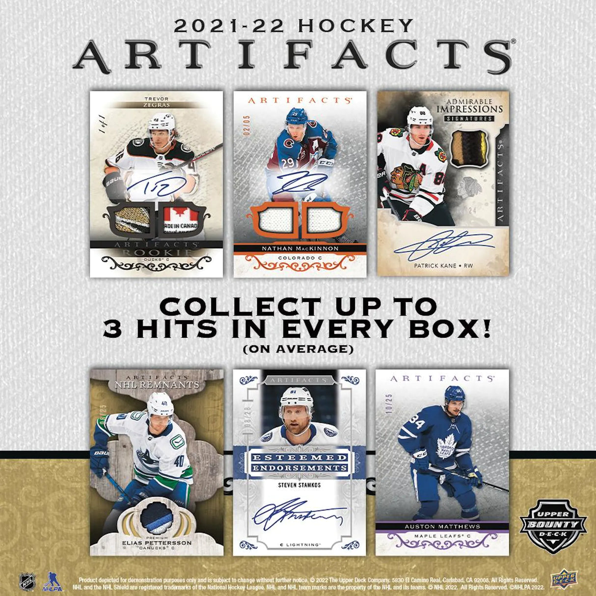 2021-22 Upper Deck Artifacts Hockey Hobby Box