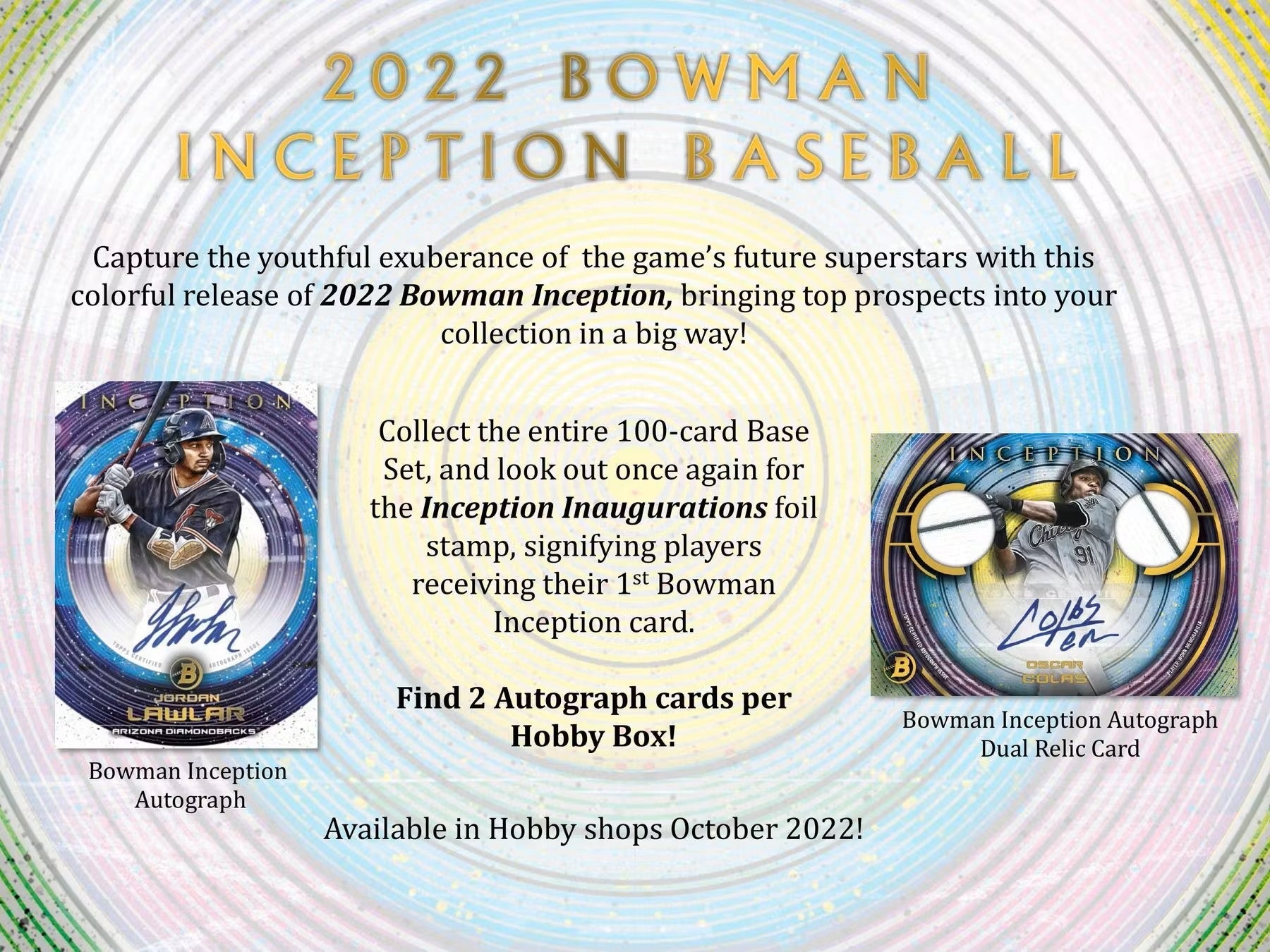2022 Bowman Inception Baseball Hobby Box - Columbia Hobby - Sports Card Boxes - Toploaders - Card Savers
