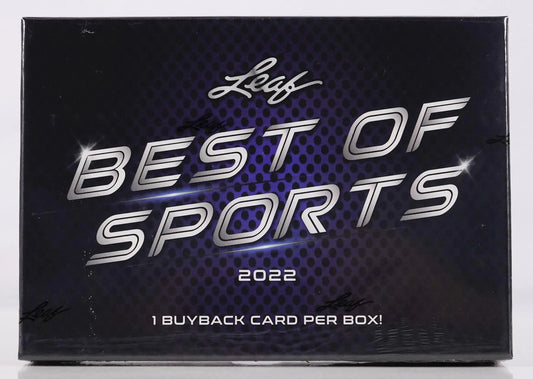 2022 Leaf Best of Sports Hobby Box - Columbia Hobby - Sports Card Boxes - Toploaders - Card Savers