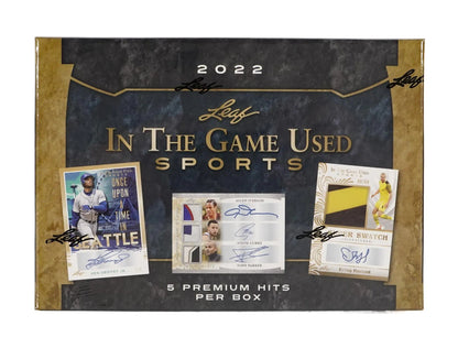 2022 Leaf In the Game Used Sports - Columbia Hobby - Sports Card Boxes - Toploaders - Card Savers