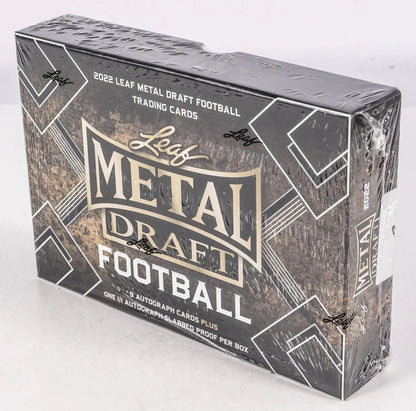 2022 Leaf Metal Draft Football Jumbo Box - Columbia Hobby - Sports Card Boxes - Toploaders - Card Savers