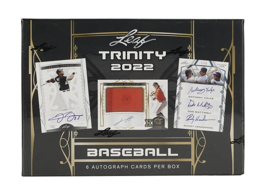 2022 Leaf Trinity Baseball - Columbia Hobby - Sports Card Boxes - Toploaders - Card Savers