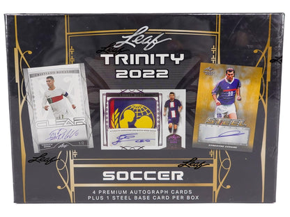 2022 Leaf Trinity Soccer - Columbia Hobby - Sports Card Boxes - Toploaders - Card Savers