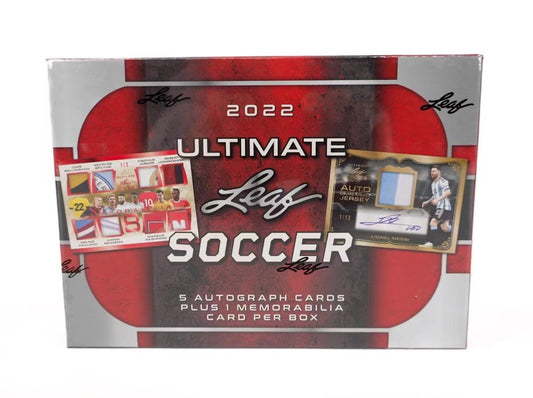2022 Leaf Ultimate Soccer Hobby Box - Columbia Hobby - Sports Card Boxes - Toploaders - Card Savers