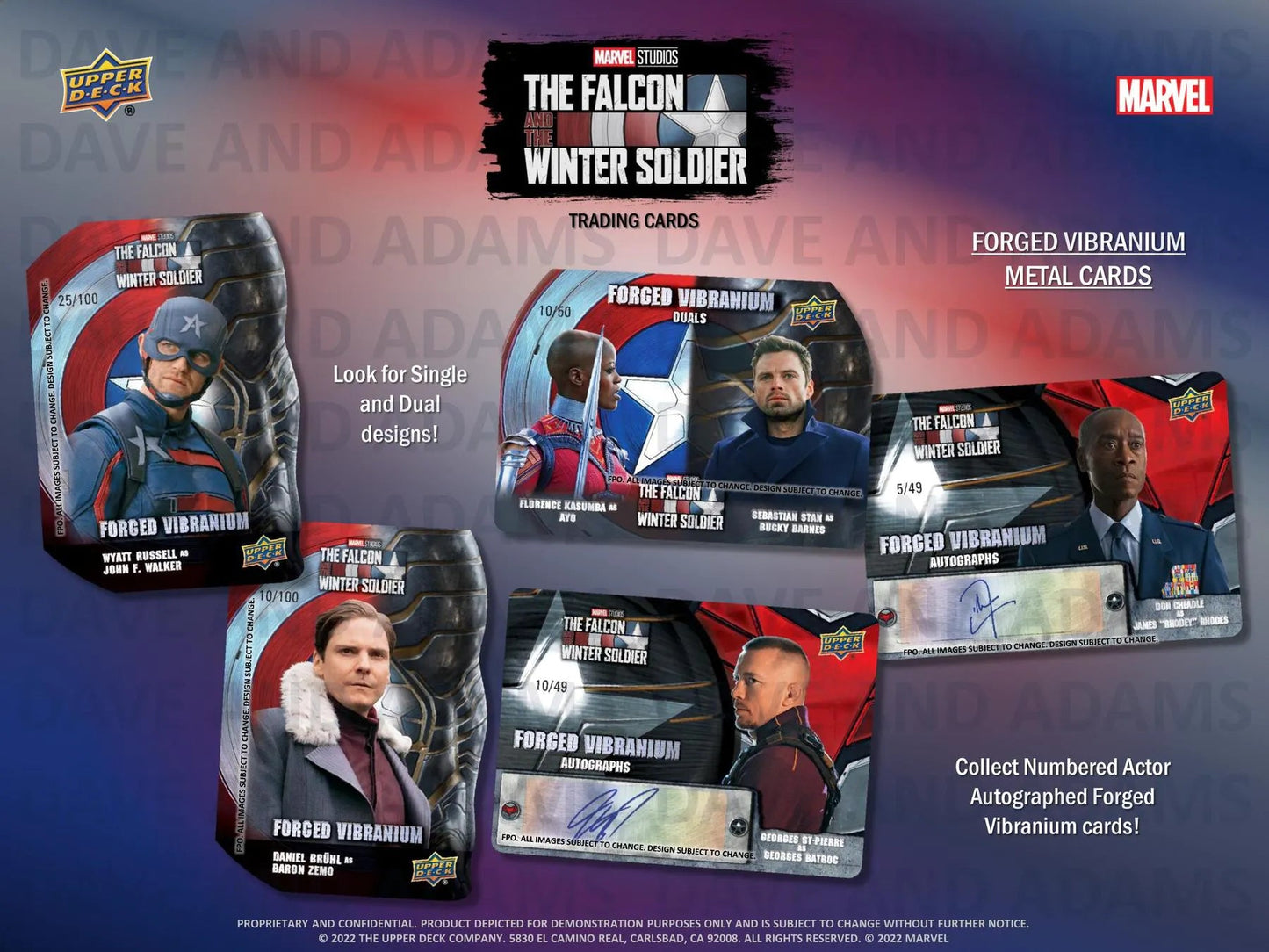 2022 Marvel Studios The Falcon and The Winter Soldier - Columbia Hobby - Sports Card Boxes - Toploaders - Card Savers