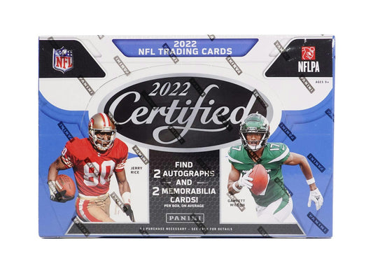 2022 Panini Certified Football 1st Off The Line FOTL Hobby Box - Columbia Hobby - Sports Card Boxes - Toploaders - Card Savers