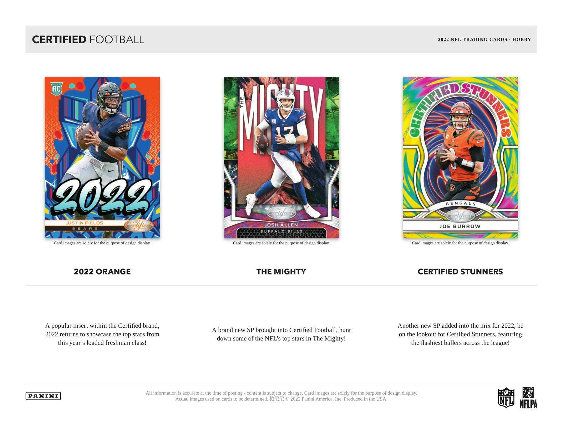 2022 Panini Certified Football 1st Off The Line FOTL Hobby Box - Columbia Hobby - Sports Card Boxes - Toploaders - Card Savers