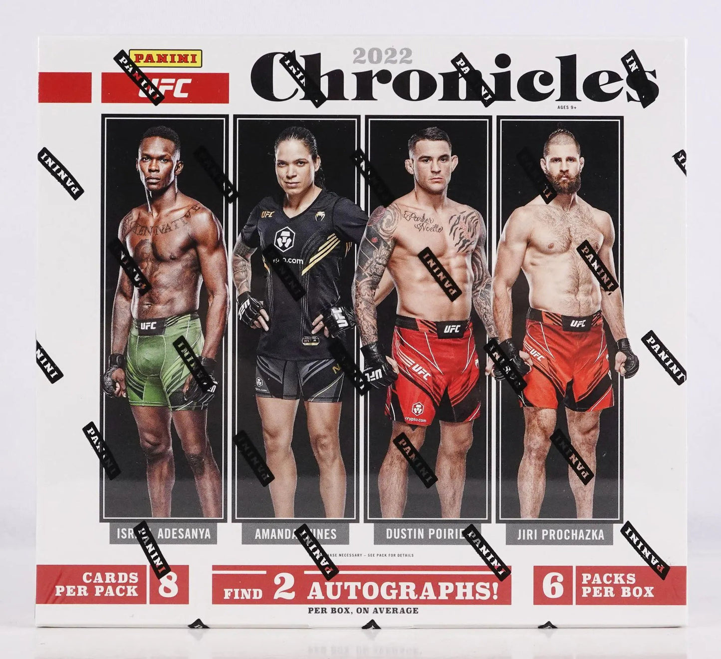 2022 Panini Chronicles UFC Hobby Box - Columbia Hobby - Sports Card Boxes - Toploaders - Card Savers