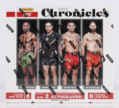 2022 Panini Chronicles UFC Hobby Box - Columbia Hobby - Sports Card Boxes - Toploaders - Card Savers