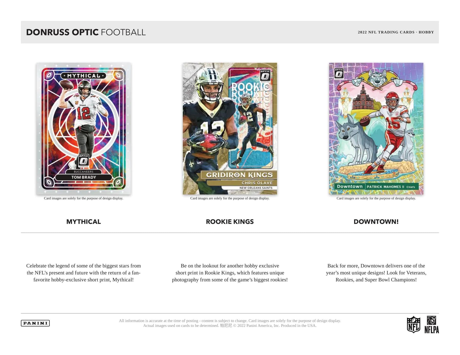 2022 Panini Donruss Optic Football Hobby Box - Columbia Hobby - Sports Card Boxes - Toploaders - Card Savers