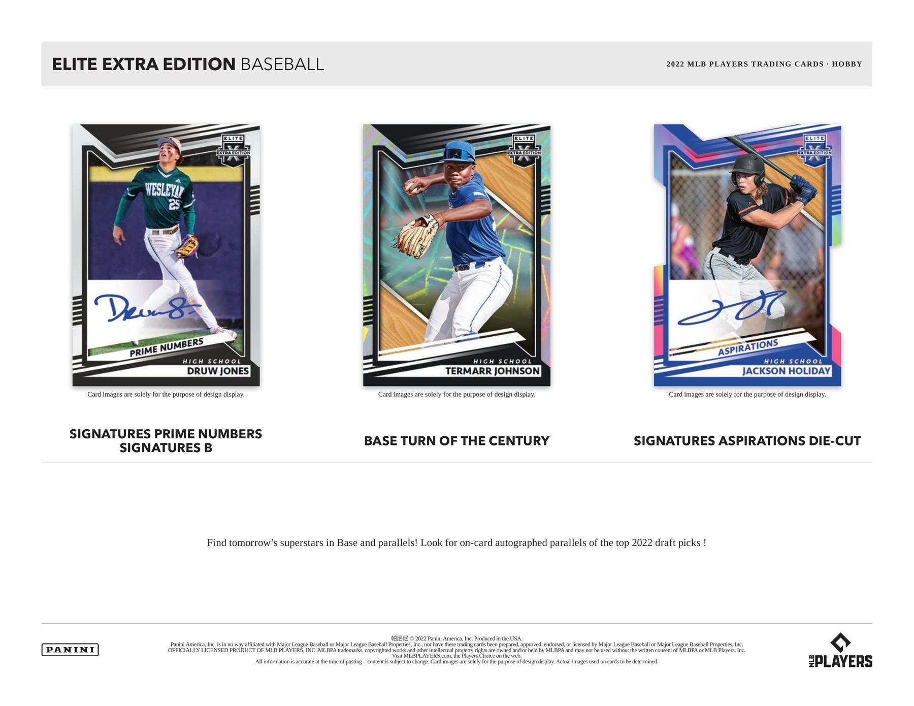 2022 Panini Elite Extra Edition Baseball Box - Columbia Hobby - Sports Card Boxes - Toploaders - Card Savers