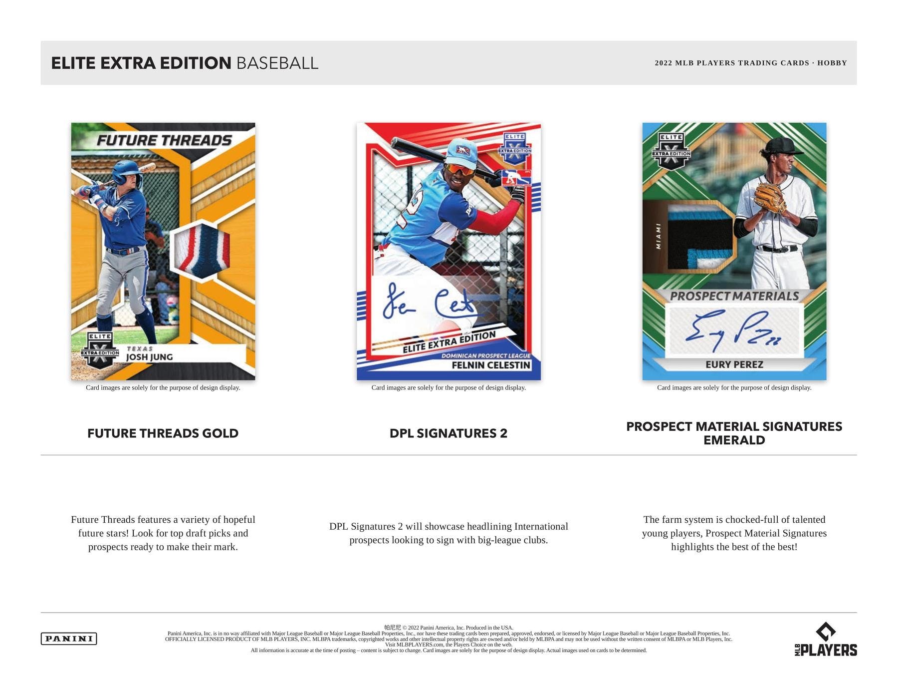 2022 Panini Elite Extra Edition Baseball Box - Columbia Hobby - Sports Card Boxes - Toploaders - Card Savers