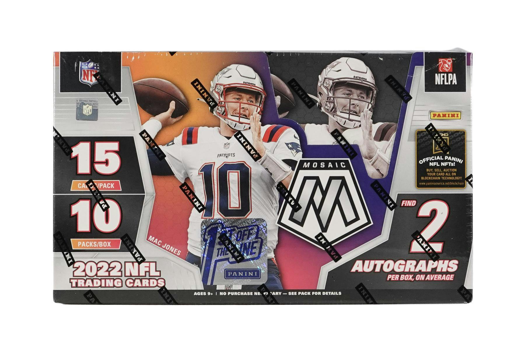 2022 Panini Mosaic Football 1st Off The Line FOTL Hobby Box - Columbia Hobby - Sports Card Boxes - Toploaders - Card Savers