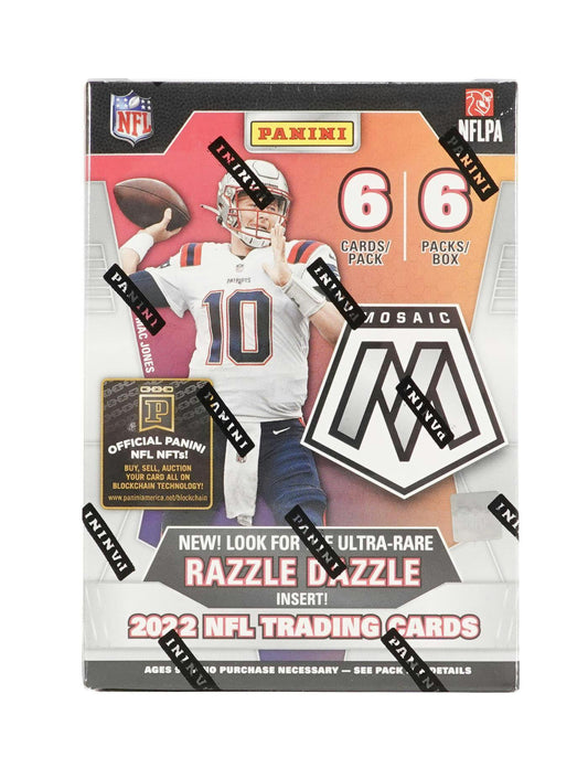 2022 Panini Mosaic Football 6 - Pack Blaster Box - Columbia Hobby - Sports Card Boxes - Toploaders - Card Savers