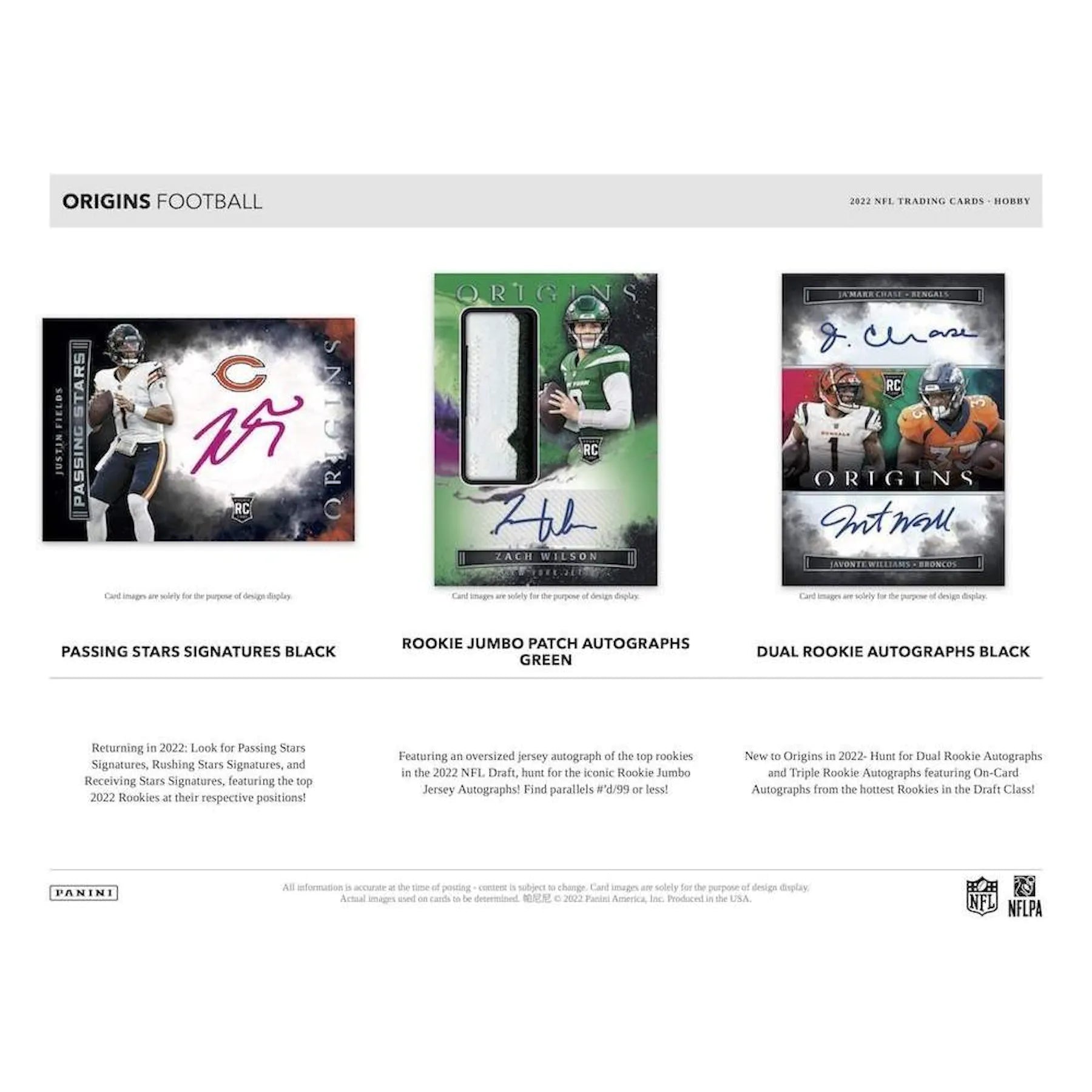 2022 Panini Origins Football Hobby Box - Columbia Hobby - Sports Card Boxes - Toploaders - Card Savers