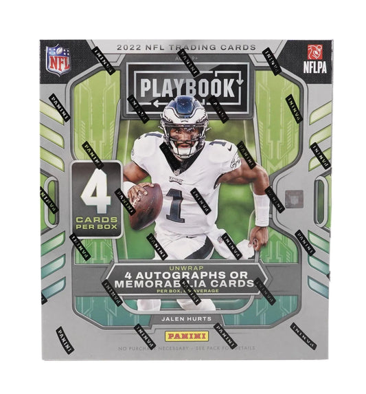 2022 Panini Playbook Football Hobby - Columbia Hobby - Sports Card Boxes - Toploaders - Card Savers