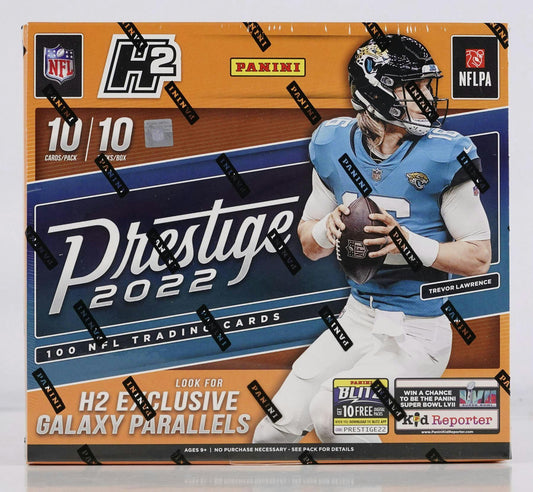 2022 Panini Prestige Football H2 Box (Galaxy Parallels!) - Columbia Hobby - Sports Card Boxes - Toploaders - Card Savers