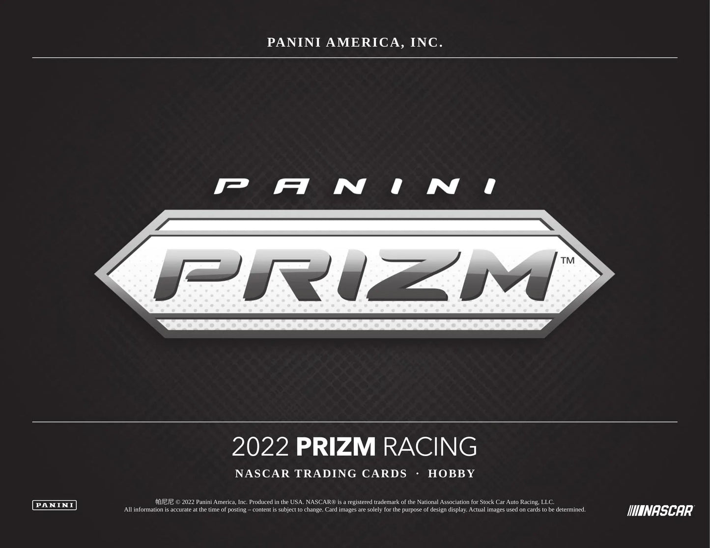 2022 Panini Prizm Racing Hobby Box - Columbia Hobby - Sports Card Boxes - Toploaders - Card Savers