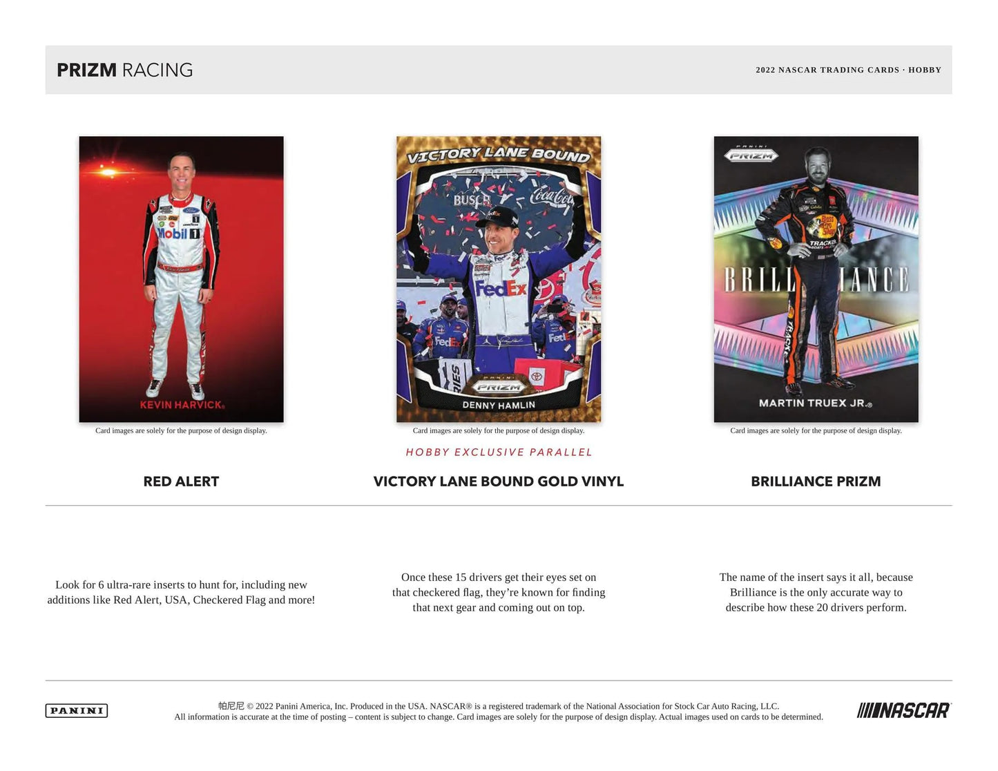2022 Panini Prizm Racing Hobby Box - Columbia Hobby - Sports Card Boxes - Toploaders - Card Savers