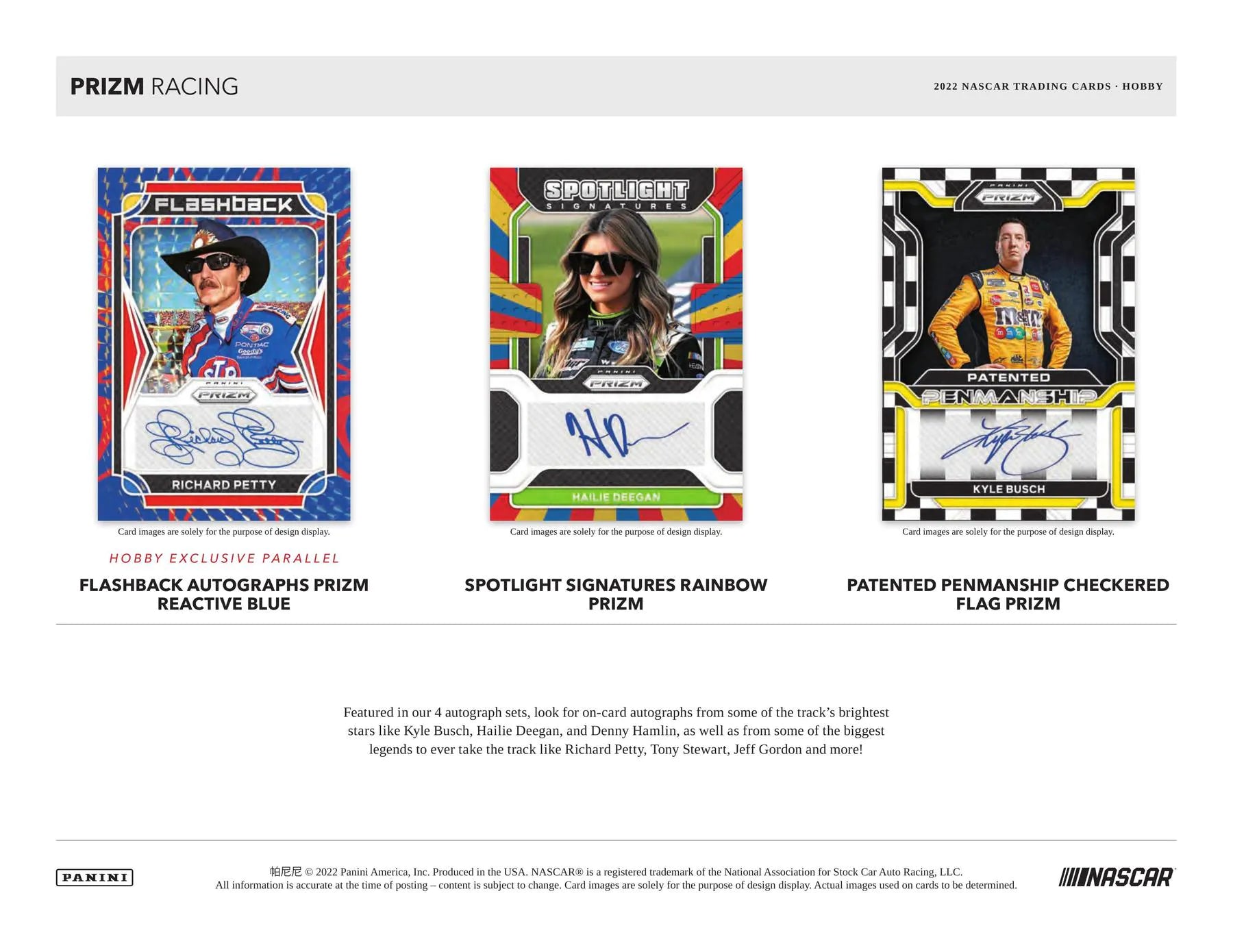 2022 Panini Prizm Racing Hobby Box - Columbia Hobby - Sports Card Boxes - Toploaders - Card Savers