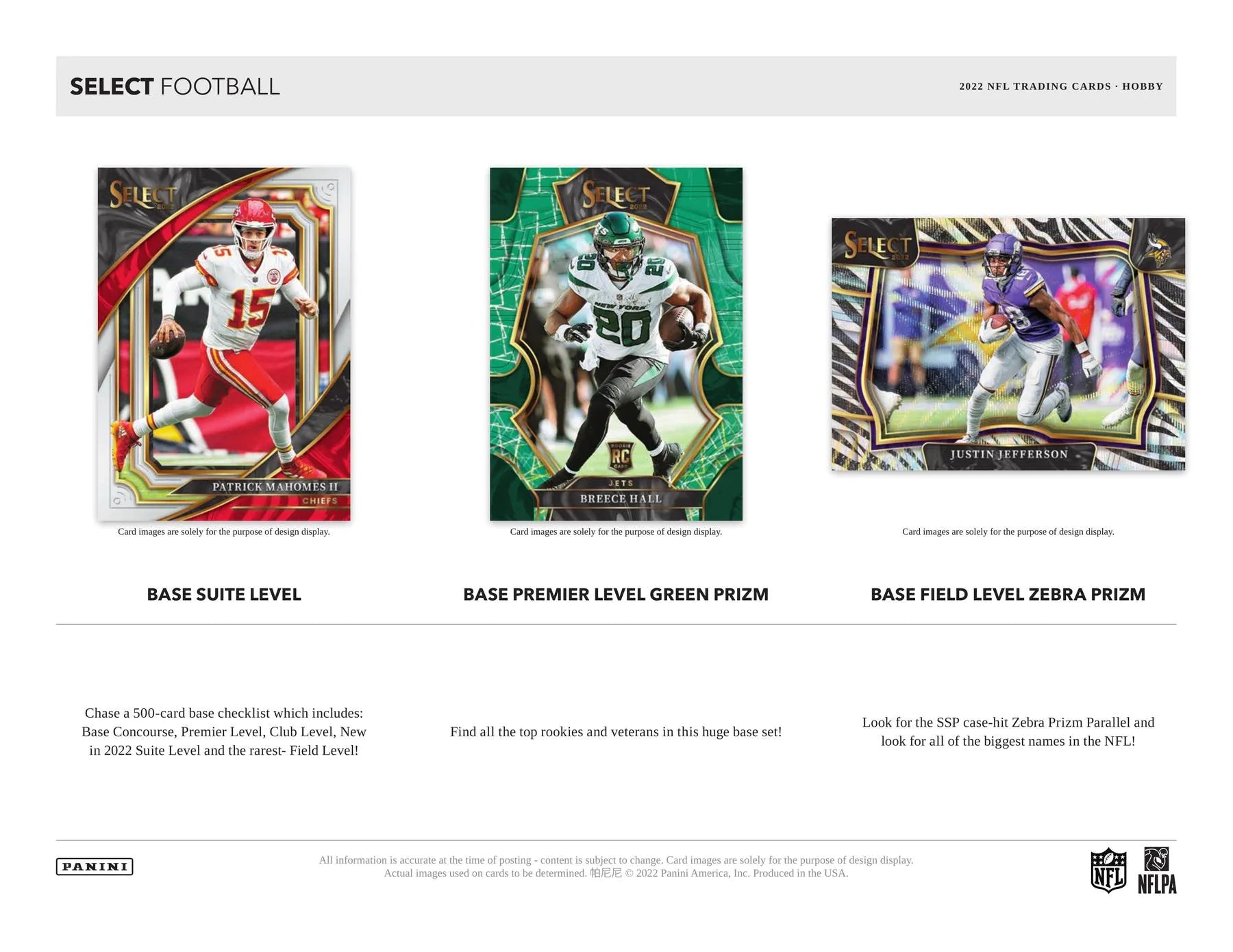 2022 Panini Select Football Hobby Box - Columbia Hobby - Sports Card Boxes - Toploaders - Card Savers