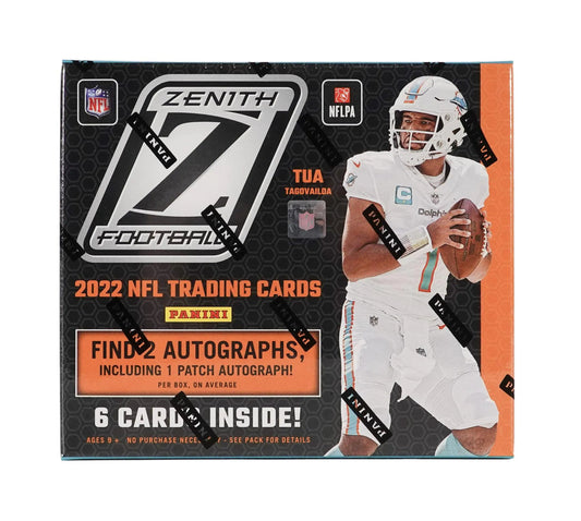 2022 Panini Zenith Football Hobby Box - Columbia Hobby - Sports Card Boxes - Toploaders - Card Savers