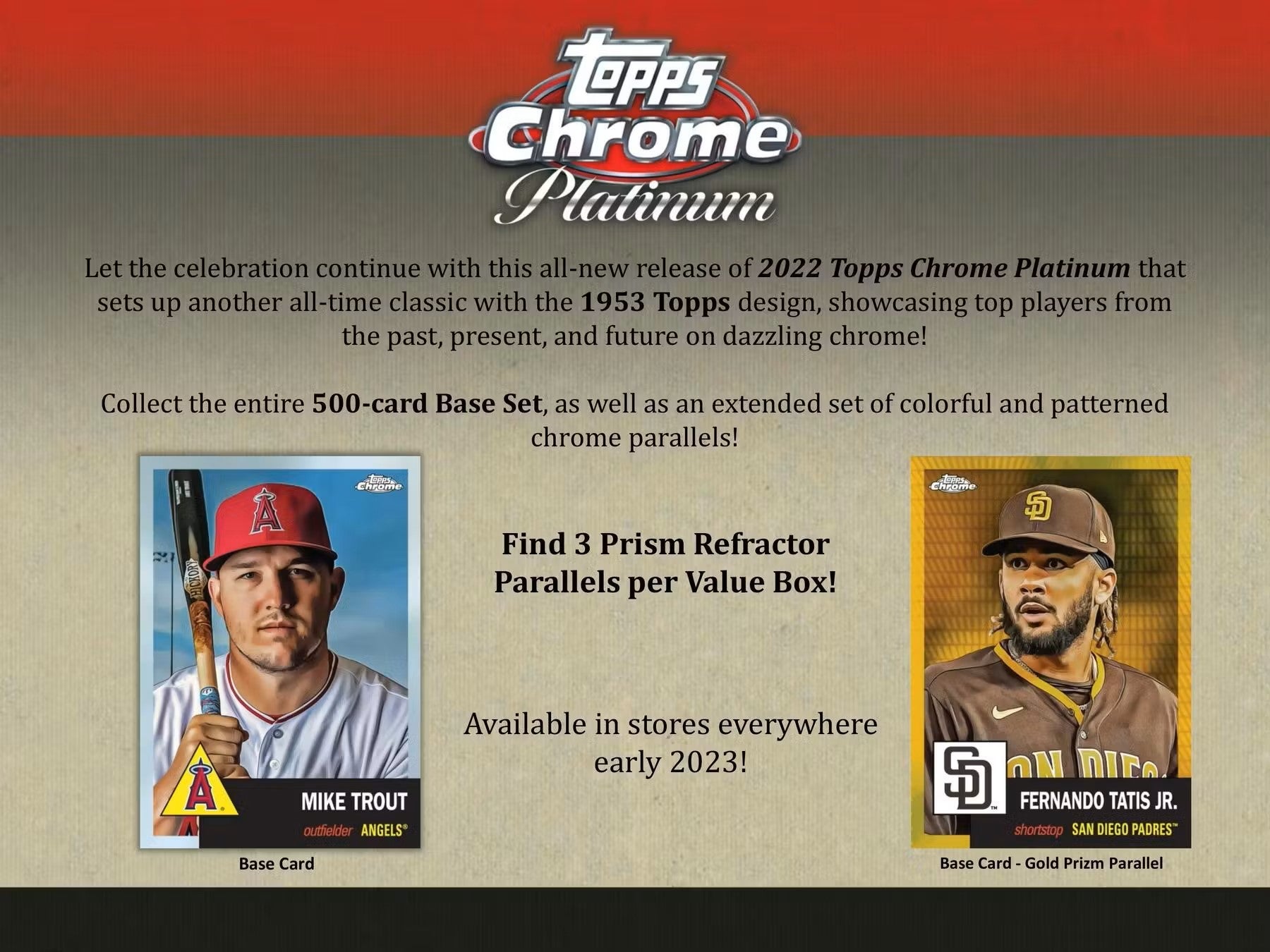 2022 Topps Chrome Platinum Anniversary Baseball 8 - Pack Blaster Box - Columbia Hobby - Sports Card Boxes - Toploaders - Card Savers