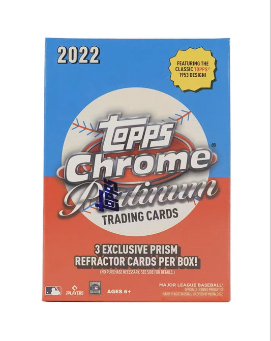 2022 Topps Chrome Platinum Anniversary Baseball 8 - Pack Blaster Box - Columbia Hobby - Sports Card Boxes - Toploaders - Card Savers