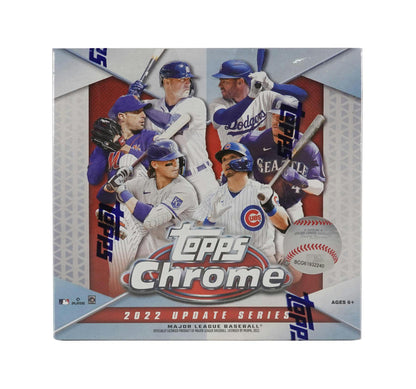 2022 Topps Chrome Update Series Baseball Mega Box - Columbia Hobby - Sports Card Boxes - Toploaders - Card Savers