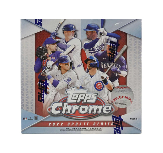 2022 Topps Chrome Update Series Baseball Mega Box - Columbia Hobby - Sports Card Boxes - Toploaders - Card Savers