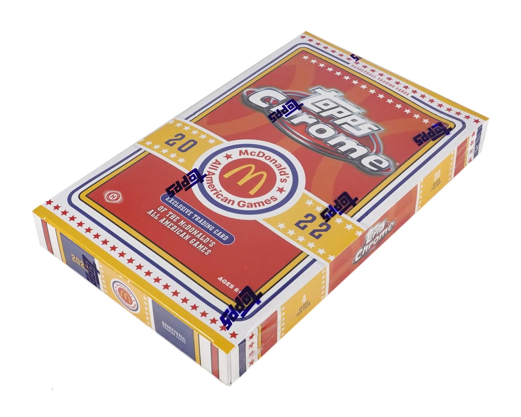 2022 Topps McDonald's All - American Chrome Basketball Box - Columbia Hobby - Sports Card Boxes - Toploaders - Card Savers