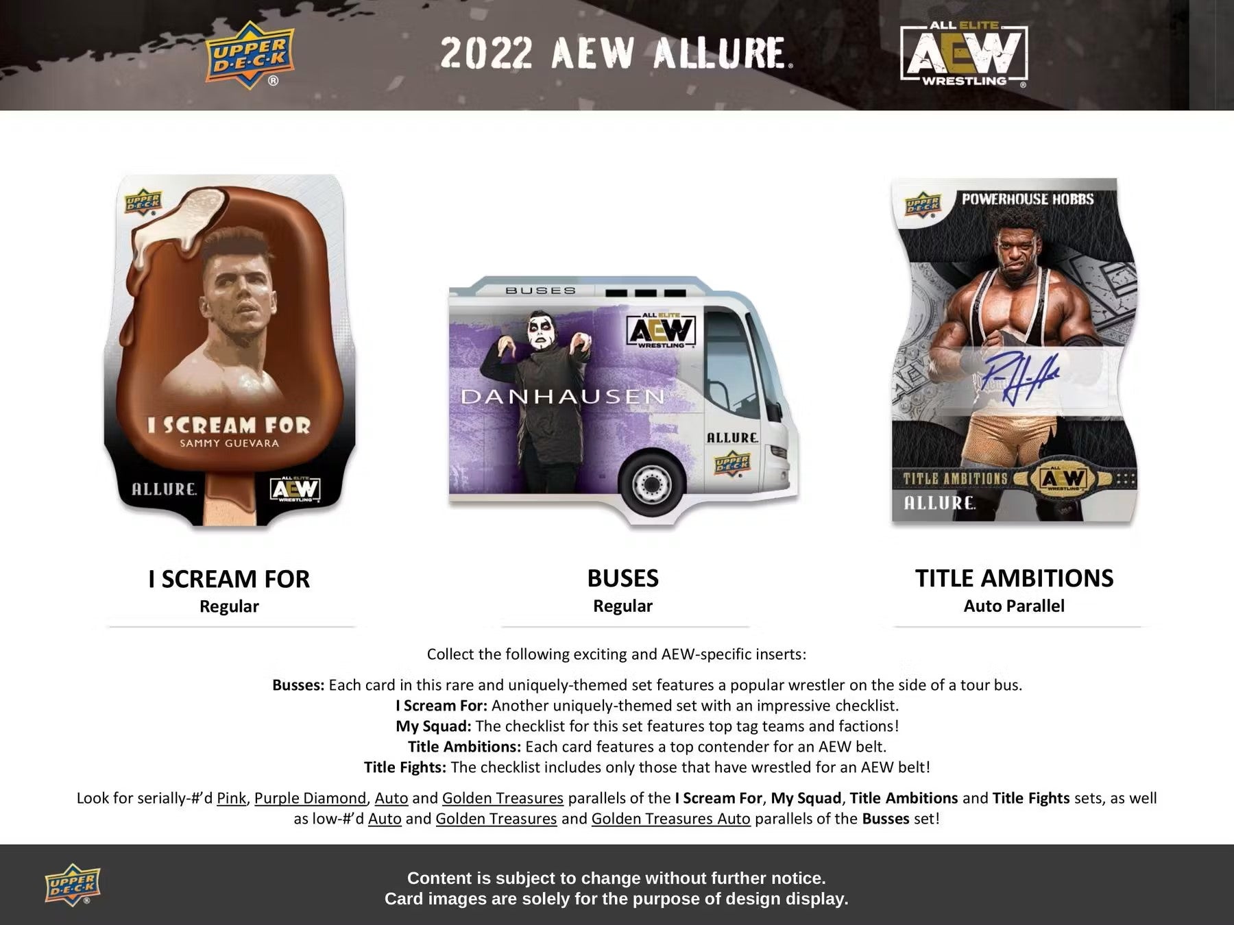 2022 Upper Deck AEW Allure Wrestling Hobby Box - Columbia Hobby - Sports Card Boxes - Toploaders - Card Savers