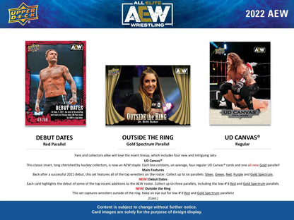 2022 Upper Deck All Elite Wrestling AEW Hobby Box - Columbia Hobby - Sports Card Boxes - Toploaders - Card Savers