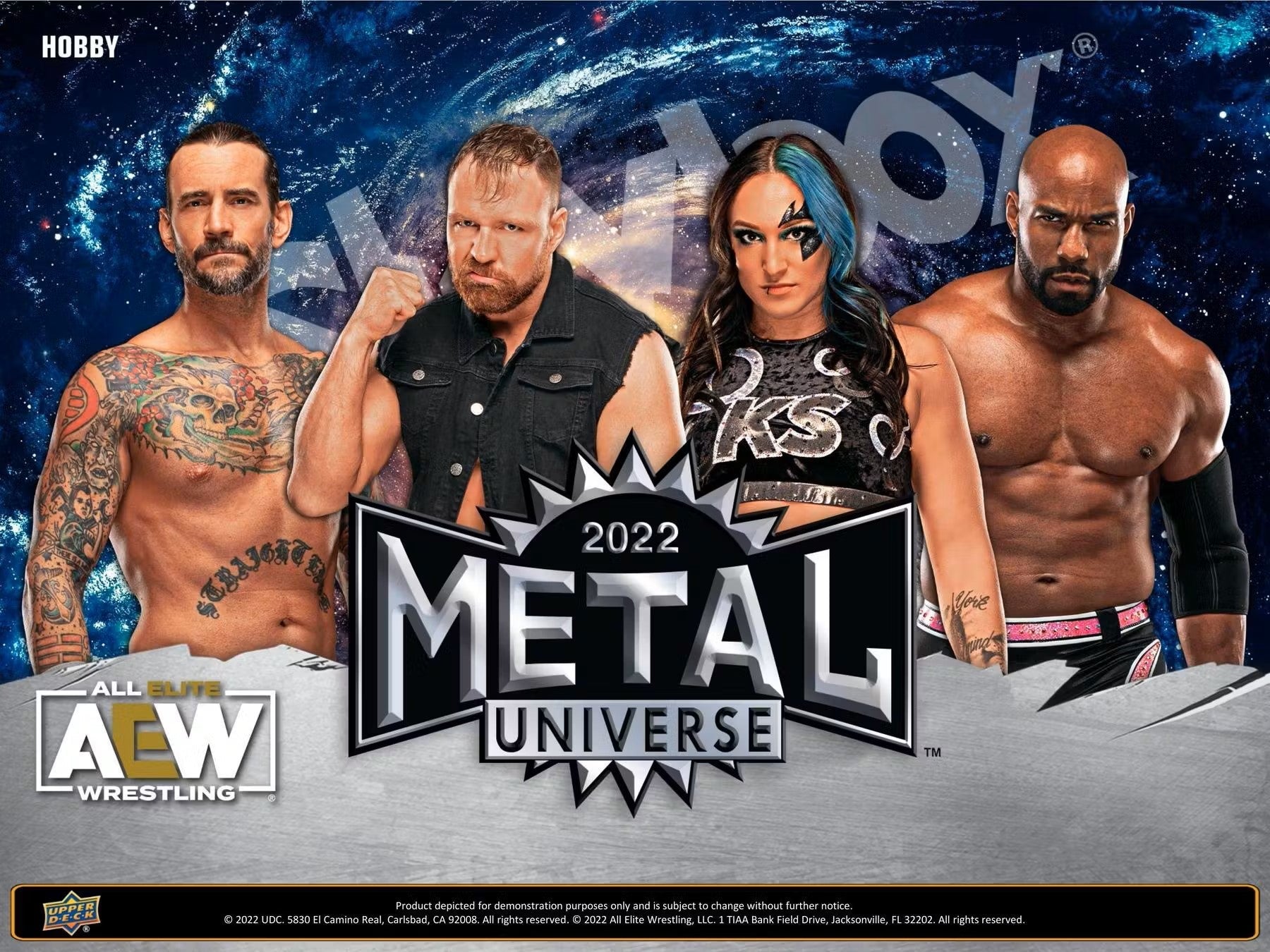 2022 Upper Deck All Elite Wrestling AEW Skybox Metal Universe Hobby Box - Columbia Hobby - Sports Card Boxes - Toploaders - Card Savers