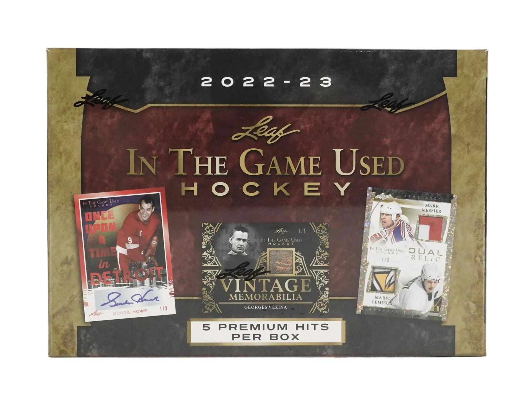 2022/23 Leaf In The Game Used Hockey Hobby Box - Columbia Hobby - Sports Card Boxes - Toploaders - Card Savers